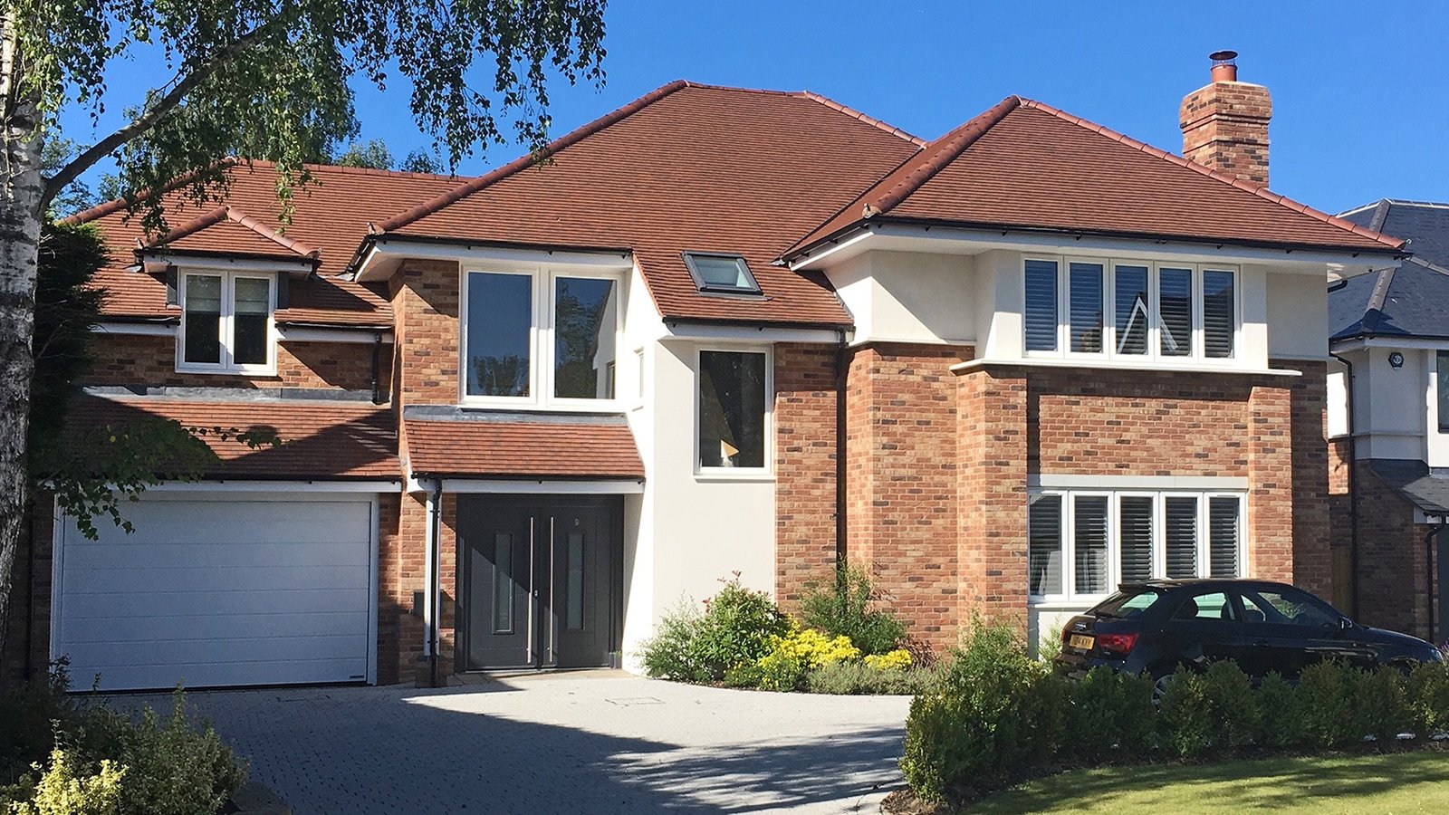 Modern home construction in Essex by Timber Construction Essex LTD, showcasing high-quality design, architecture, and craftsmanship