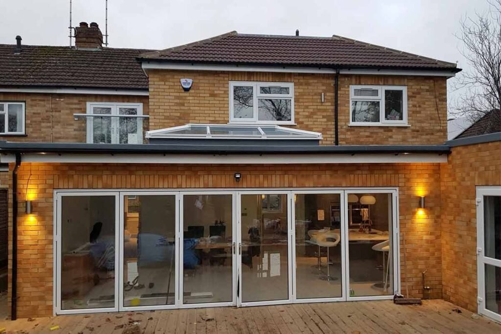 Rear extensions are ideal for creating larger kitchens, dining areas, or family rooms.