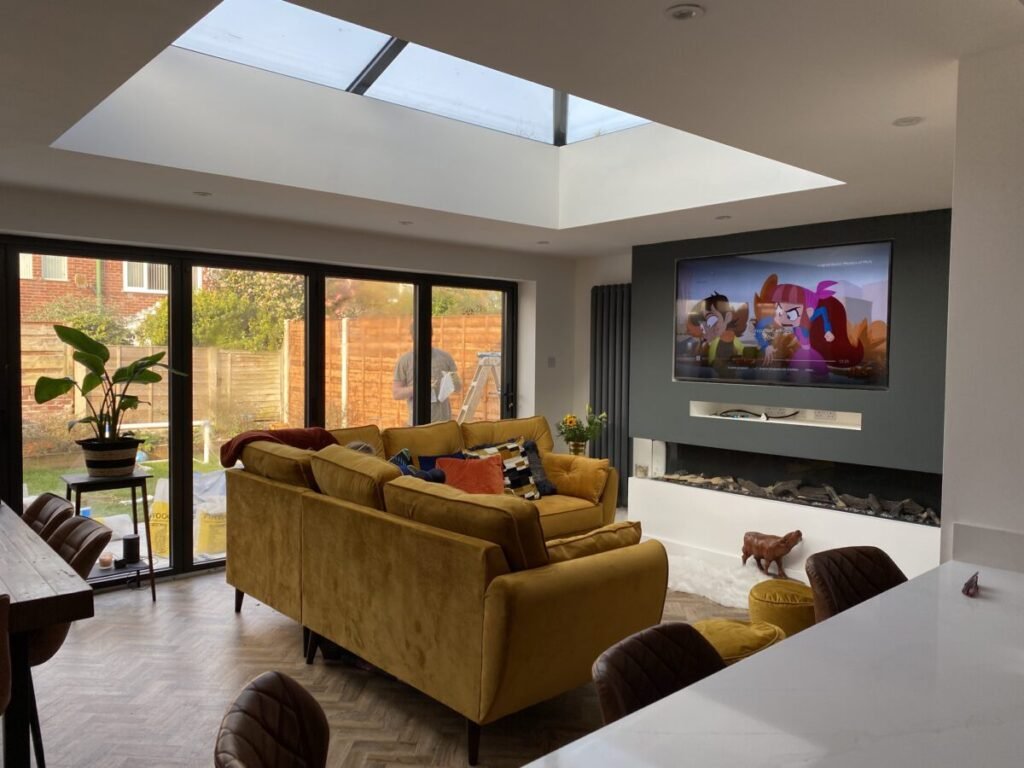 Full home renovations UK showcasing a modernised residential property completed by professional renovation specialists