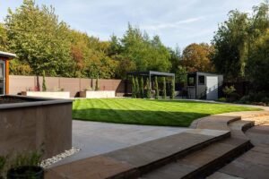 Professional residential landscaping services creating bespoke gardens in Essex