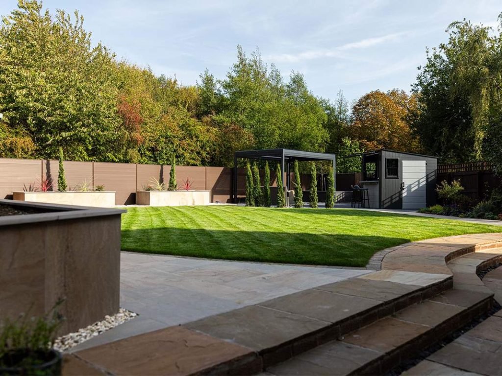 Professional residential landscaping services creating bespoke gardens in Essex