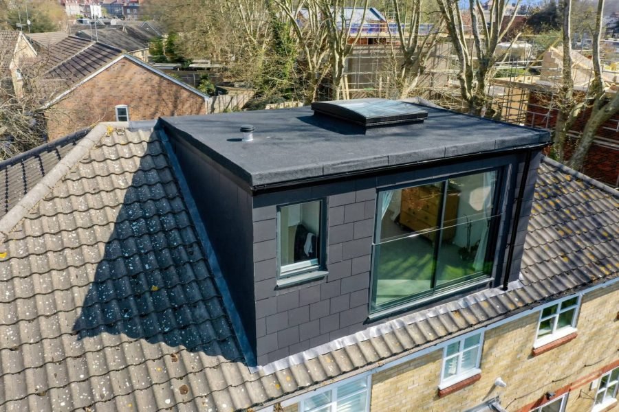 Modern loft conversion in Chelmsford completed by Timber Construction Essex LTD